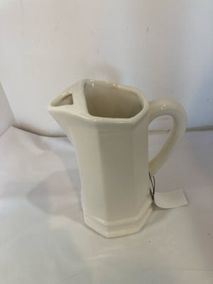 White Ceramic Pitcher