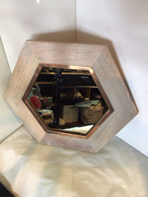 Light Wood 6 Sided Mirror