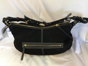 Dooney and Bourke Suede Black Purse