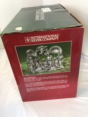 International Nativity Silver Holiday Item