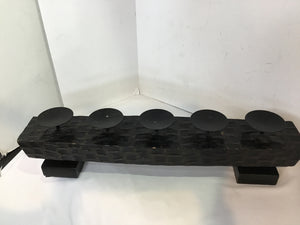 Black Metal Candle Holder
