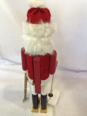 Red/white Wood Nutcracker Holiday Item