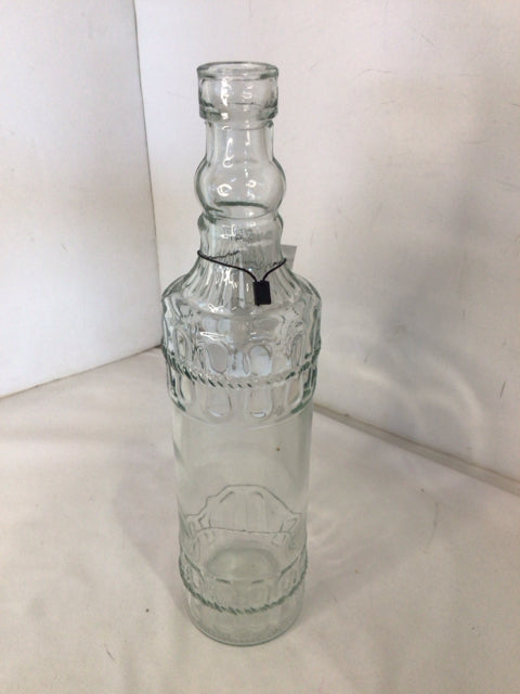 Vintage Clear Glass Bottle