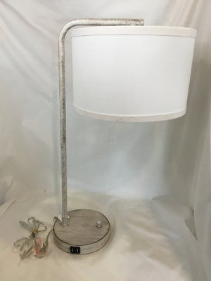 White Metal Lamp