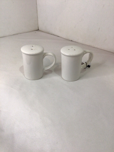 White Ceramic Salt & Pepper