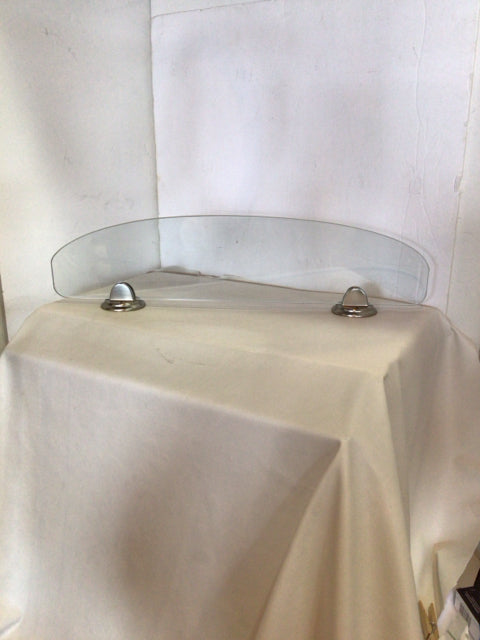 Clear Glass 1/2 Round Shelf