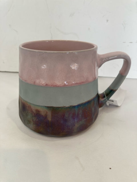 La Rochelle Pink/Green Ceramic Mug