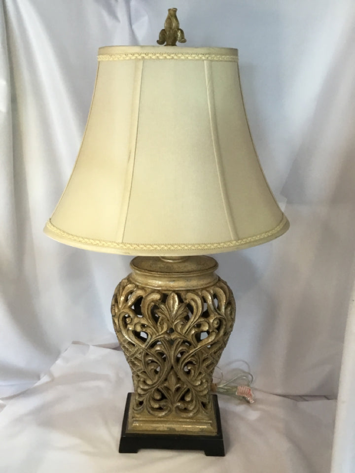 Vintage Gold Resin Lamp