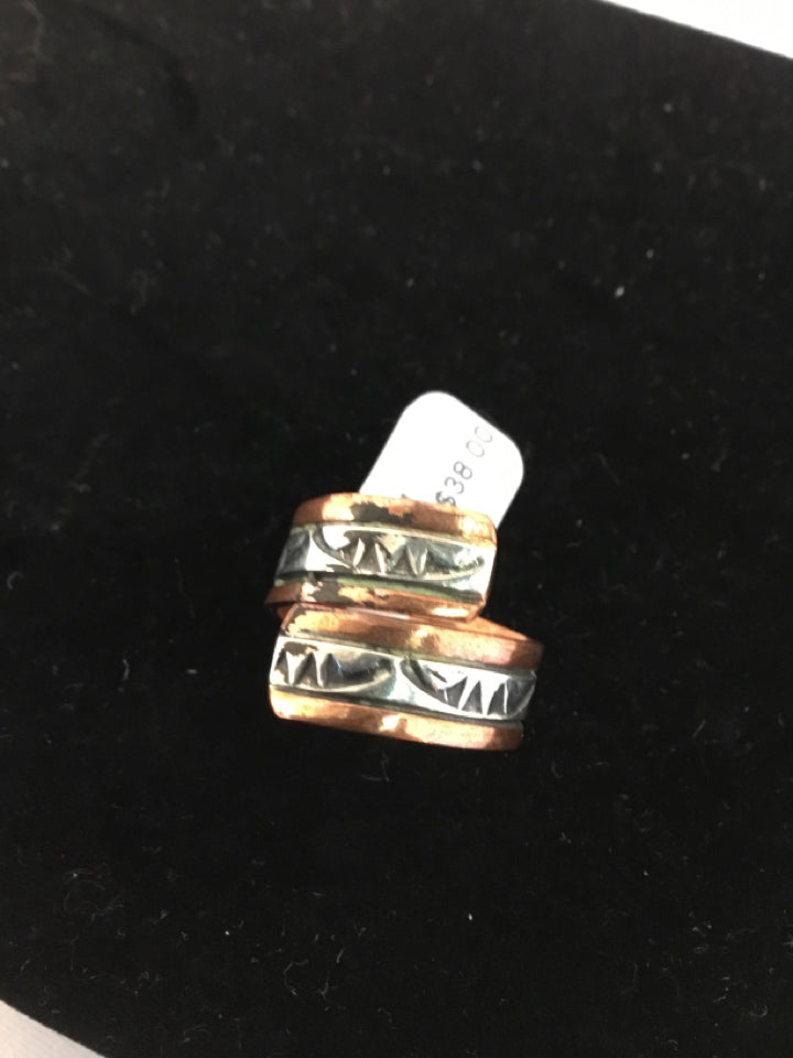 UNOde50 Copper/Silver Ring