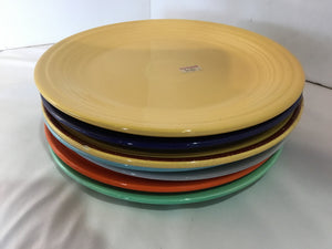 Fiesta Vintage Set of 7 Multi Stoneware Plate Set