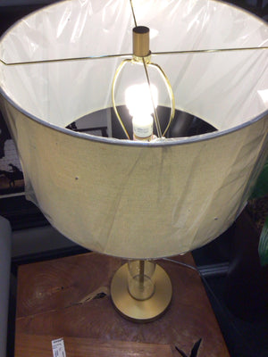 D2ZAA89Y HomeRoots Modern Brass Drum Lamp