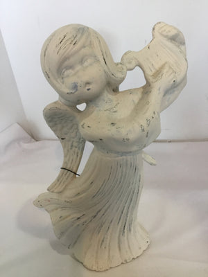 White Ceramic Angel Holiday Item