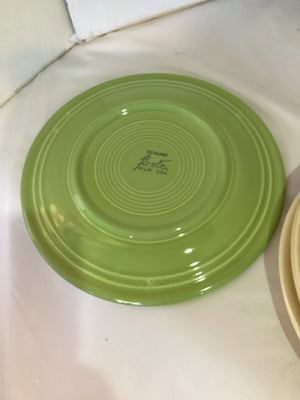 Fiestaware Vintage Set of 5 Multi Ceramic Plate Set