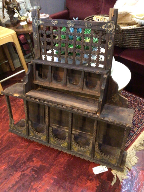 Rustic Brown Wood AS IS Shelf