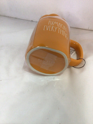 Rae Dunn Fall Orange Ceramic Mug Pumpkin Holiday Item