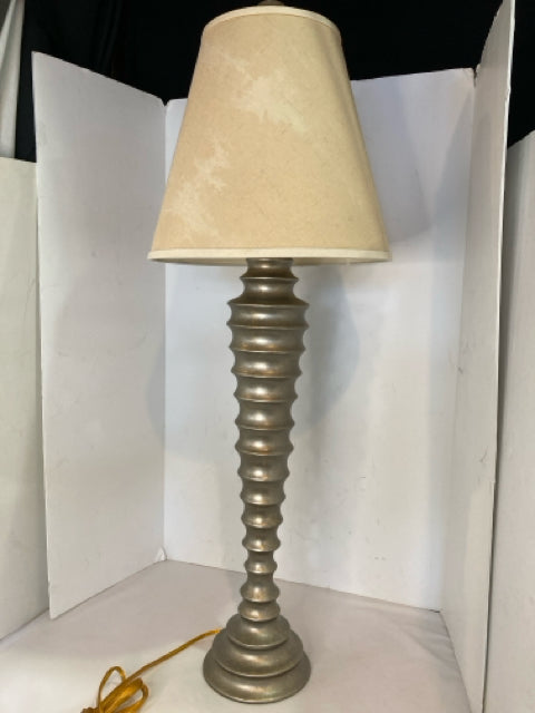 Silver Resin Pair Lamp
