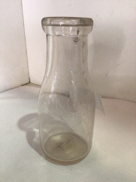 Vintage Clear Glass Bottle