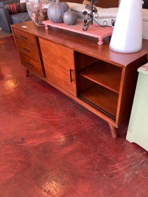 Wayfair Mid-Century Wood Brown TV Stand 22VX4Q8W