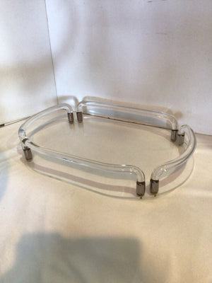 Modern Acrylic Oval Tray