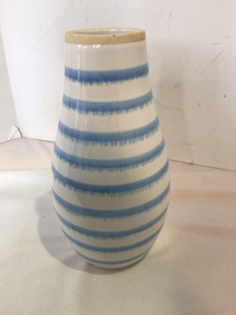 Threshold White/Blue Ceramic Vase