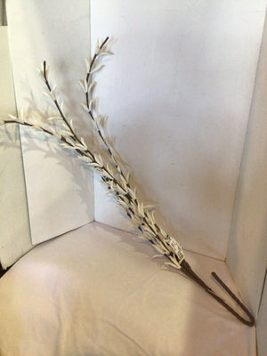 Brown/White Faux Flowers