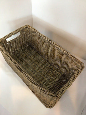 Greige Wicker Basket