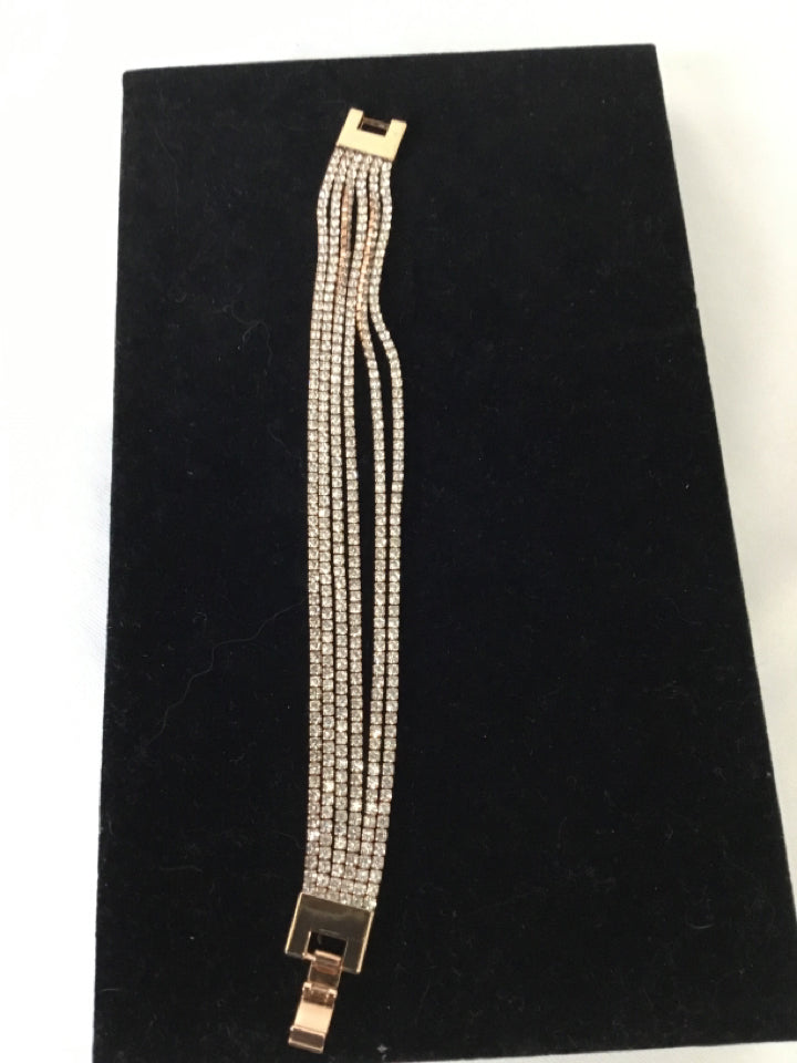 Gold Cubic Zirconia Bracelet