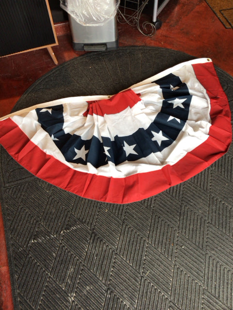 Patriotic Red/White/Blue Cotton Bunting