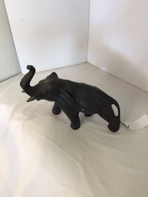 Black Metal Elephant Figurine