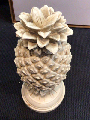 Cream Resin Pineapple Statue