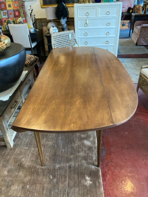 Drop Leaf Wood Brown Table