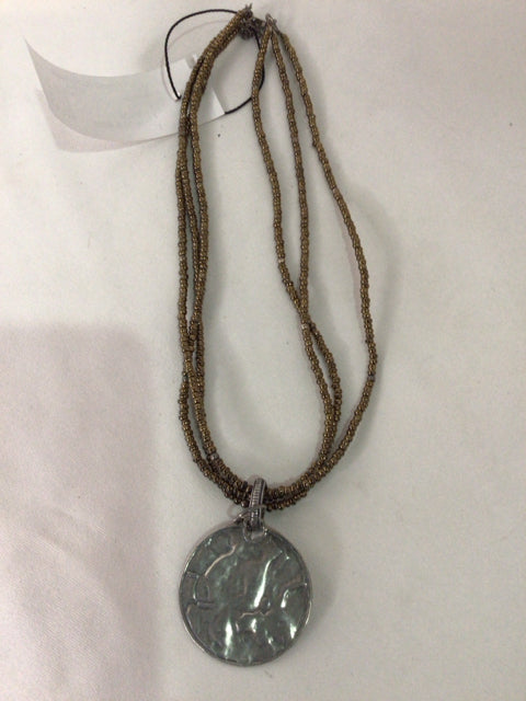 Gold/Silver Beaded Necklace