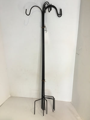 Set of 7 Black Metal Outdoor/Outside Hook Garden Access.