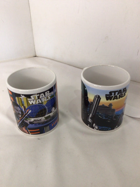 Pair Multi Ceramic Star Wars Mug Set