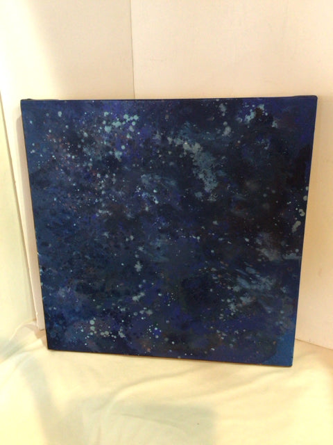 Original Blue Stretch Canvas Art