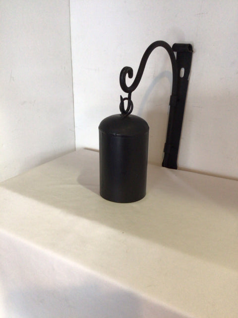 Rustic Black Metal Hanging Bell
