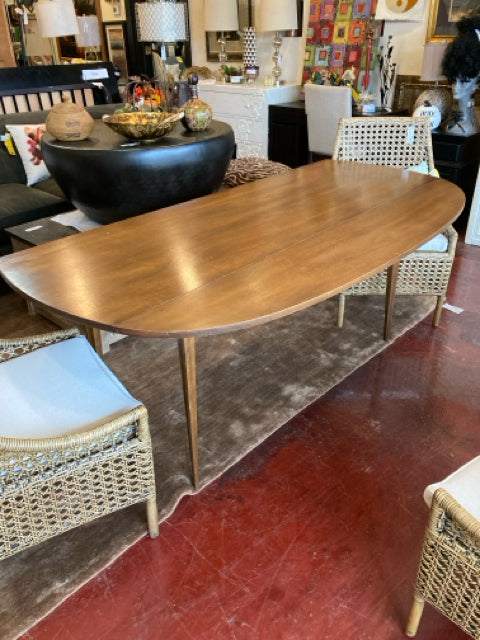Drop Leaf Wood Brown Table
