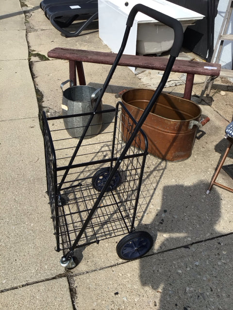Folding Metal Shopping Cart
