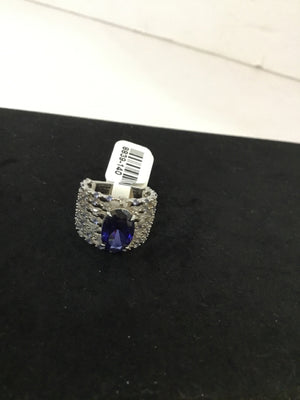 Purple Rhinestone Ring