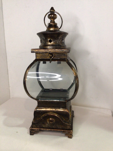 Bronze Glass/Metal Lantern