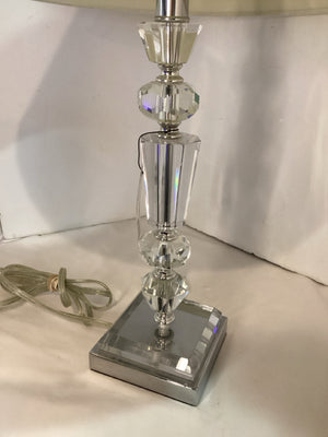 Clear Lucite Lamp