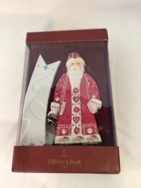 Villeroy & Boch Santa Red/white Ceramic Holiday Item