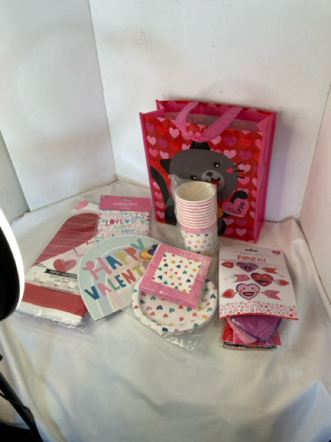 Valentine's Red/Pink Paper Party Bag Misc