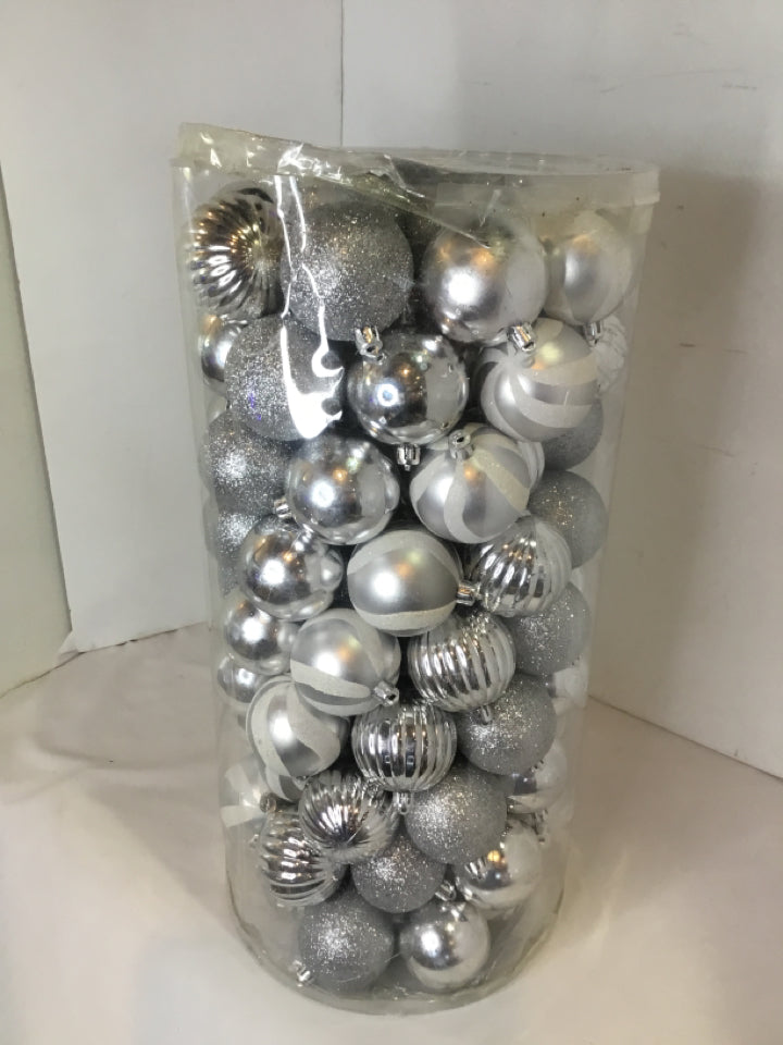 Silver Ornaments Holiday Item