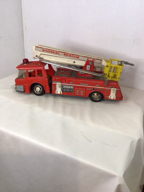 Plastic Red Fire Truck Toy
