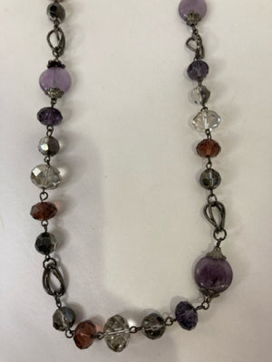 Purple Beaded Necklace