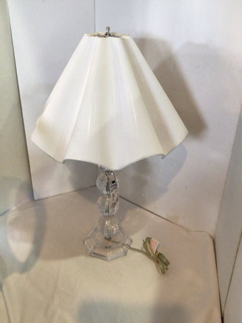 Clear Lucite Lamp