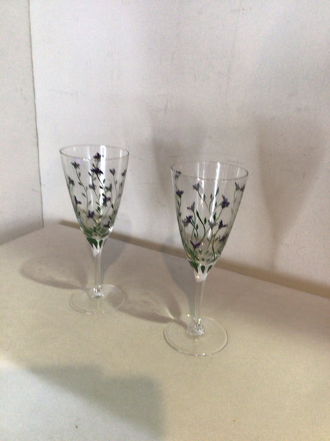 Tory Burch Pair Clear/Blue Glass Glasses