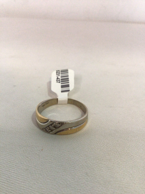 Silver Diamond Ring