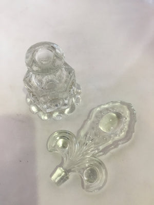 Vintage Clear Perfume Bottle